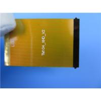 China Single Layer Flex PCB Built on 1oz polyimide with polyimide stiffener for LCD Connector on sale