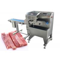 China SUS Cooked Beef Jerky Meat Squid Slicing Machine 160mm Width Conveyor Belt on sale