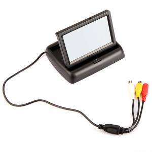 Car LCD Monitor 4.3" Foldable Color LCD Monitor Car Reverse Rearview