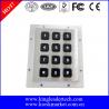 Stainless Steel Backlit 12 Key Numeric Keypad With Matrix 3x4