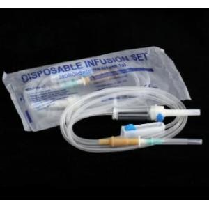 China 168cm Sterile Disposable Medical Syringe Liquid Glucose Blood Transfusion Iv Set supplier