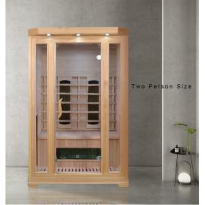 110 - 240V Home Sauna Room With 8mm Tempered Glass Computer Control Panel