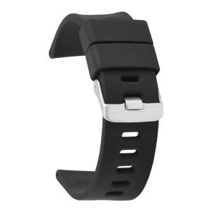 Stylish Black Silicon Rubber Watch Band Mens Adjustable Watch Strap 20mm