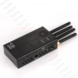 4 Antennas Portable Cell Phone Signal Jammer Durable ABS Plastic + Aluminum Marterials