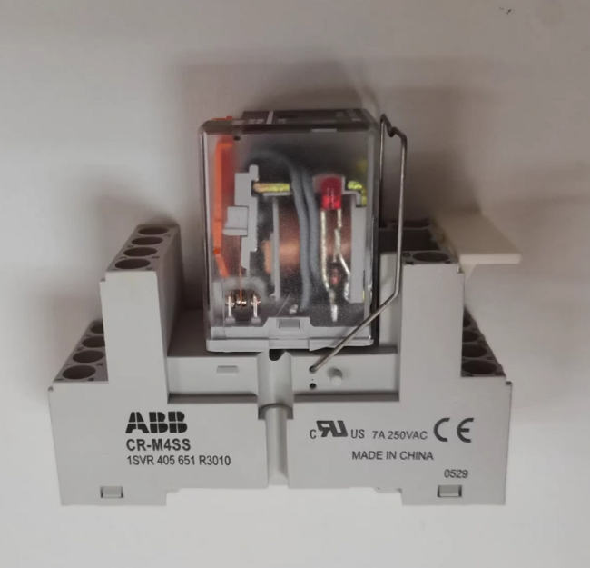 China ABB CR-M230AC4L Plug-in Relay Module with 4 NO Contacts 230V AC Coil High Reliability Control Relay wholesale