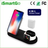 4 in 1 QI Compatible Fast Wireless Charger for Phone, for Apple Watch, for Airpod (QI Charging Stand)