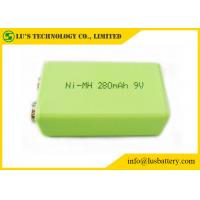 China 9V 280mah Prismatic Nimh Battery 6F22 9v Battery nimh rechargeable battery 9v on sale