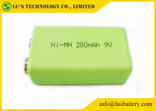 9V 280mah Prismatic Nimh Battery / 6F22 9v Battery High Energy Density