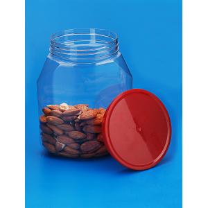 Special Shape Clear Cookie Jar , Airtight Clear Plastic Storage Jars