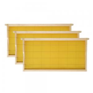 48.3*44.8*23.2cm Langstroth Frame With Wax Foundation Sheet