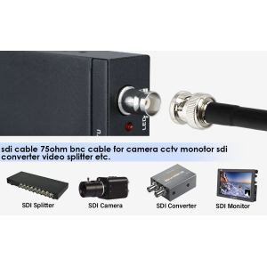 Mini 3G SDI Video Micro Converter with USB Power HDM1 Switcher Broadcasting Cables 3G 12G HDM1 SDI 4G