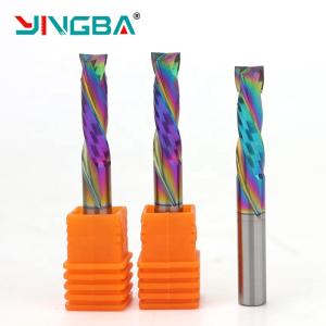 木彫り用超硬CNCルータービット、ホットセール、超硬インサート、ナノコーティング、圧縮アップカットダウンフライスカッター