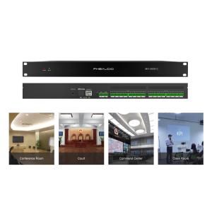 China 8CH Aluminum DSP Digital Processor AGC Sound System Processor supplier