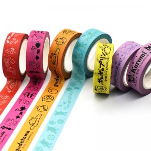 Colored Gold Foil Sticky Washi Tape Waterproof For Memory Album Decor