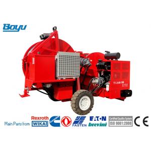 77KW Hydraulic Cable Tensioner With 4BT3.9 Engine Wire Stringing Equipment