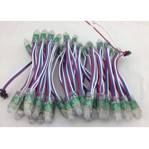 IC Model 9823 RGB LED Pixel LED Chain Light with RED Wire + white - Blue