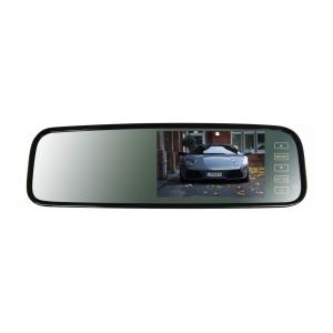 China El tacto antideslumbrante delgado de 5 pulgadas LED abotona la cámara de reserva del espejo retrovisor inalámbrico con el soporte especial wholesale