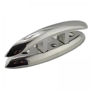 Marine Hardware Fittings 316 Stainless Steel Flush Mount Pull Up Cleat for Watercrafts