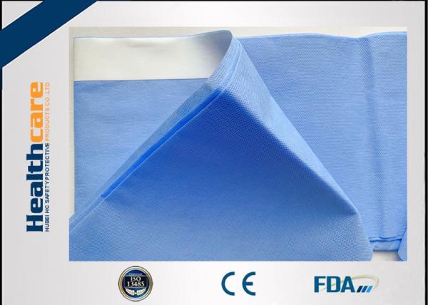 Blue Color Hip Disposable Surgical Drapes Universal Pack PP + PE Material