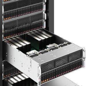 China Supermicro 4U Rackmount Server with 32 DDR4 DIMM Slots 1.2 TB SAS 10000Rpm and GPU Support wholesale