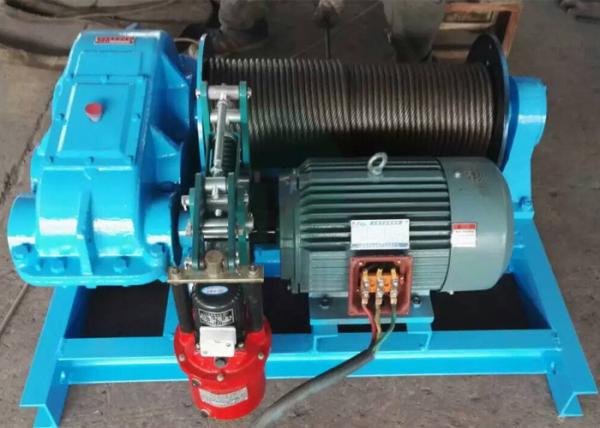 JM Heavy Load Single Rope Drum Low Speed Electric Winch For Material handling