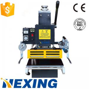 China HX-368 max.pressure 3 ton manual hot stamping machine for leather, paper, supplier