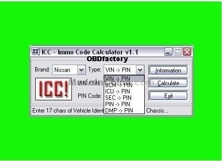 CWP2 Code Wizard Pro 2 PinCode Calculator for Nissan and Infinity