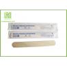 China Paper Wrapped Disposable Wooden Tongue Depressor For Pharmacy 150 * 18 * 1.6mm wholesale