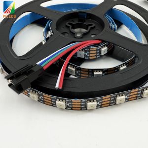 China WS2815 Smart Strip Lights 60 Addressable RGB Pixels Per Meter DC12V Digital 5050 RGB LED Strip Built-In IC for Landscape wholesale