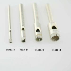 0.25 Inches Electroplated Diamond Tools , Glass Diamond Drilling Bit