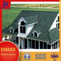 China 2layers Colored Stone Coated Fiberglass Asphalt Roof Shingles Fireproof on sale