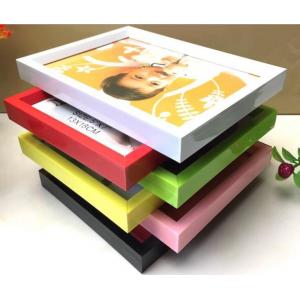 China PVC plastic hand-make Children photo frame with different color available supplier