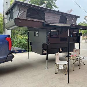 China Topper Truck Travel Trailer Outdoor Foldable Offroad RV Pick Up 4x4 Pop Up Trailer supplier