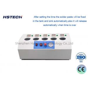 White 5-Tank Solder Paste Warm-up Machine with Automatic Alarm System