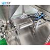 China Desktop Conveyor Type Skin Care Cream Bottle Filling Machine With Q-R Ceramic Piston Pump For Small Batch Packing wholesale