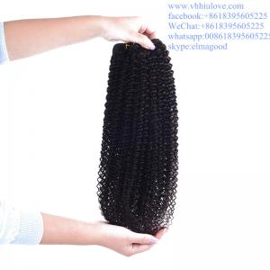 China factory price Hair Weaves For Black Women, Brazilian 6a kinky curly hair extension supplier