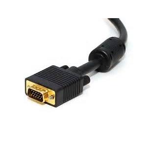 China Gold Plated VGA Cable 28AWG Tinned Copper Conductor HD 15 PIN Male To Male supplier