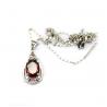 China 925 Silver Jewelry 9mmx11mm Amethyat Cubic Zircon Pendant(PSJ0406) wholesale