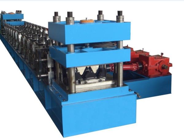 Highway Guardrail Metal Forming Machines With PLC Computer Control