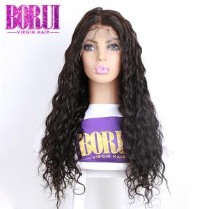 China Water Wave Brazilian Human Hair Wigs Human Hair Lace Front Cuticle Aligned Hair Wig supplier