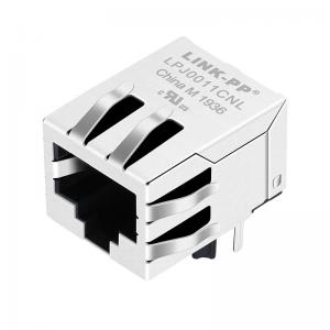 China Single Port RJ45 Modular Plugs SMT 100M Printed Circuit Board CTJ-10-10-2450ERL supplier