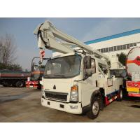 China HOWO 8-24 Meters Height Aerial Work Platform Arm Lift Bucket Truck 8 Tons Diesel Fuel Type on sale