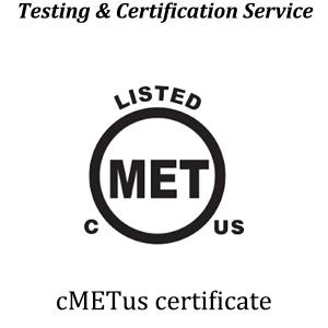China US MET Certification MET'S Safety Certification Mark UL Mark Same Validity In North America supplier