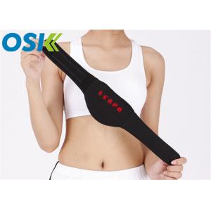 Black Self Heating Tourmaline Back Pain Relief Heat Belt With 5 Natural Magnets