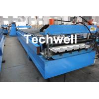 China Custom Made Color Steel Roof Wall Roll Forming Machine With PPGI , GI Forming Material on sale