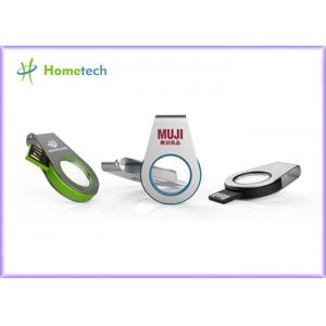 360° rotating USB light acrylic Mini Size Metal / Acrylic Swivel USB Flash Drive Recorder Support USB 2.0 With LED Light