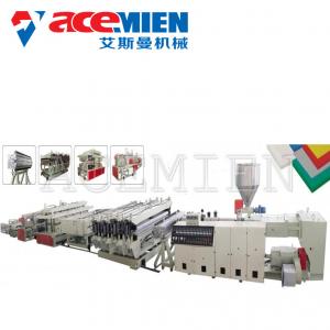 China PVC Free Foam Sheet Foam Plate Making Machine 10-20T For Mounted Panels supplier