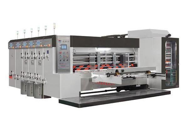 Corrogated Cardboard Flexo Printer Slotter Die Cutter With Stacker Machine