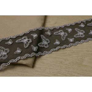 80mm Width Black And White Lace Trim Multifunctional Watersoluble