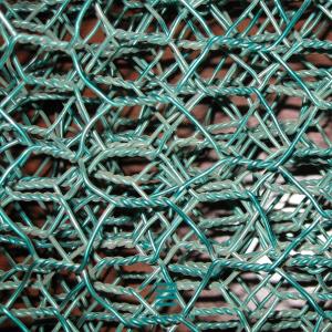 Retaining Wall Wire Mesh Fence Rolls Hexagonal Hole Shape 8 X 10cm Mesh Hole